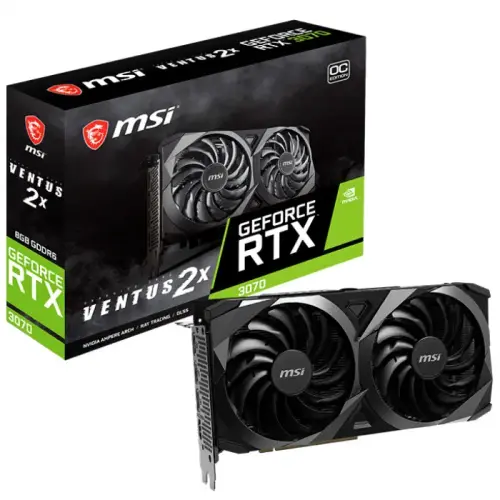 MSI GeForce RTX 3070 Ventus 2X OC 8GB GDDR6 256Bit DX12 Gaming (Oyuncu) Ekran Kartı