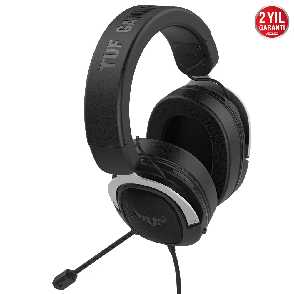 Asus TUF Gaming H3 Silver 7.1 Surround 3.5mm Kablolu Gaming Kulaklık