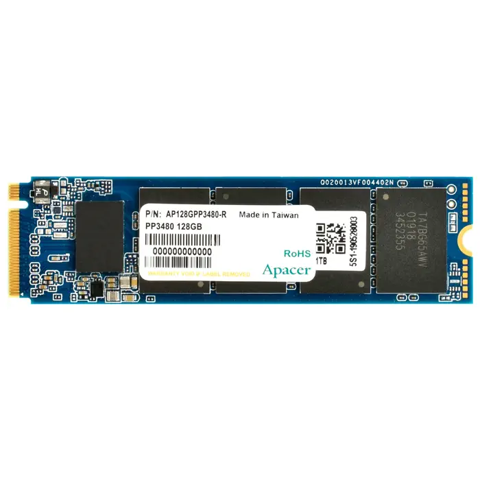Apacer PP3480-R 128GB 2200/600MB/s NVMe PCIe Gen3x4 M.2 NAS SSD Disk (AP128GPP3480-R)
