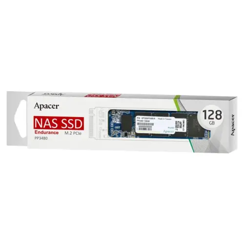 Apacer PP3480-R 128GB 2200/600MB/s NVMe PCIe Gen3x4 M.2 NAS SSD Disk (AP128GPP3480-R)