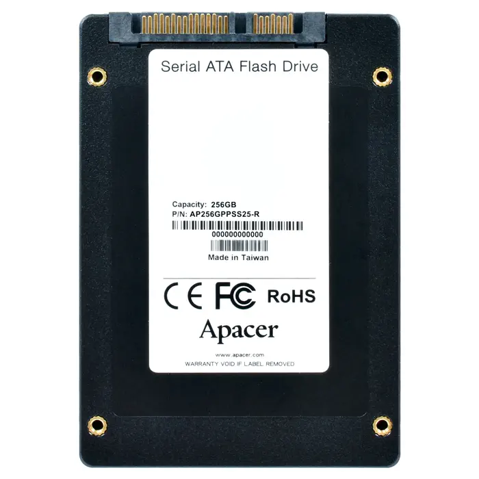Apacer PPSS25-R 256GB 550/490MB/s 2.5″ SATA3 NAS SSD Disk (AP256GPPSS25-R)