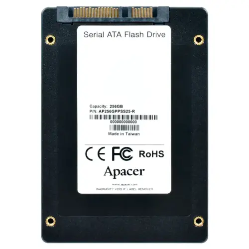 Apacer PPSS25-R 256GB 550/490MB/s 2.5″ SATA3 NAS SSD Disk (AP256GPPSS25-R)