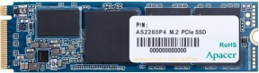 Apacer AS2280P4 1TB 3000/2000MB/s NVMe PCIe Gen3x4 M.2 SSD Disk (AP1TBAS2280P4-1)