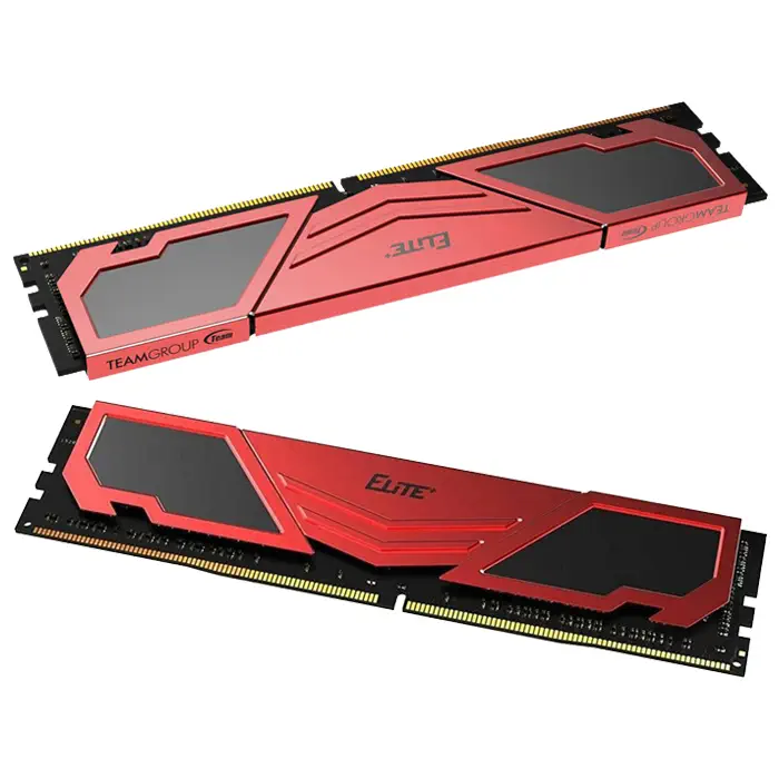 Team Elite Plus Red&Black 32GB (2x16GB) 3200MHz CL22 DDR4 Ram (TPRD432G3200HC22DC01)