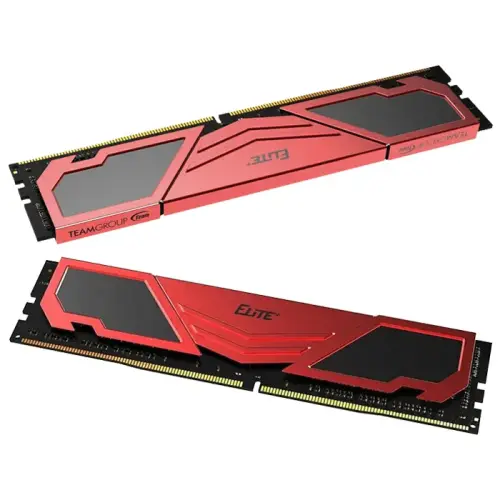 Team Elite Plus Red&Black 32GB (2x16GB) 3200MHz CL22 DDR4 Ram (TPRD432G3200HC22DC01)