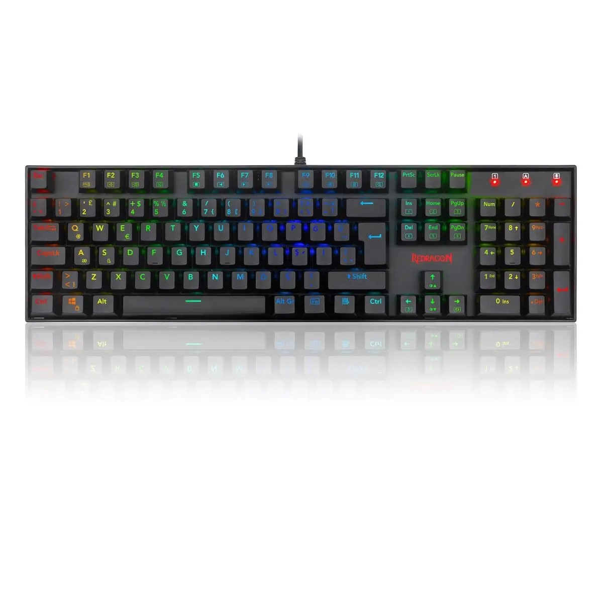 Redragon K551 RGB-1 Vara Blue Switch Gaming (Oyuncu) Klavye