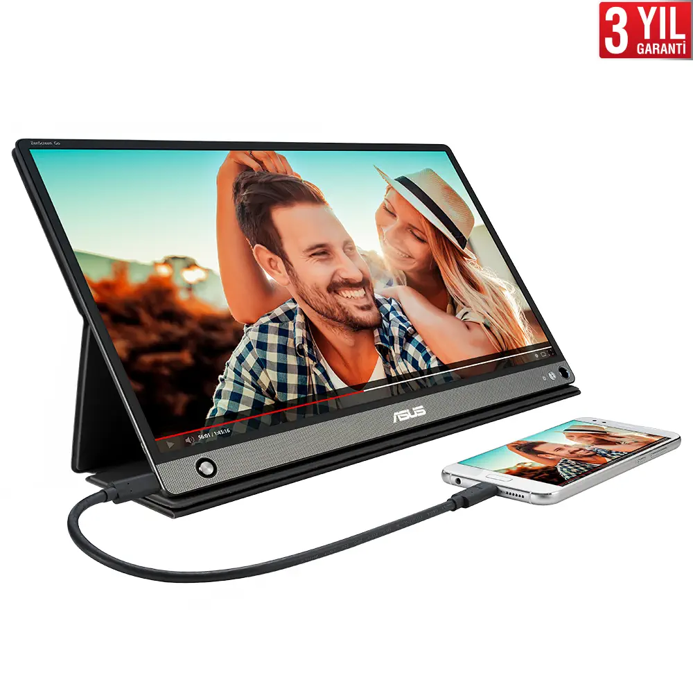 ASUS ZenScreen Go MB16AHP 15.6” 5ms 60Hz IPS Full HD Taşınabilir Monitör