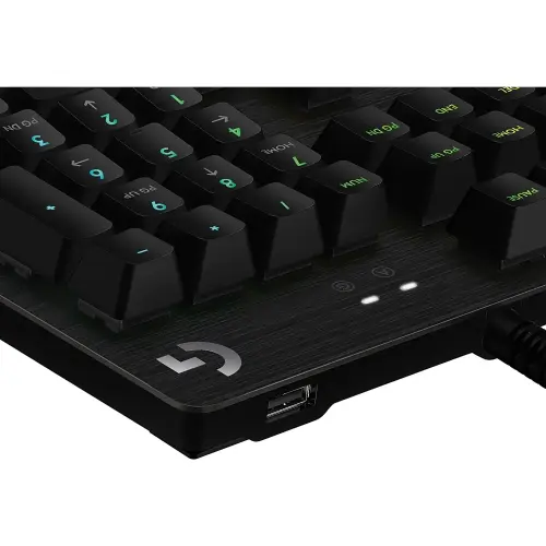 Logitech G G512 Clicky RGB LED Mekanik Siyah Oyuncu Klavyesi -920-008947