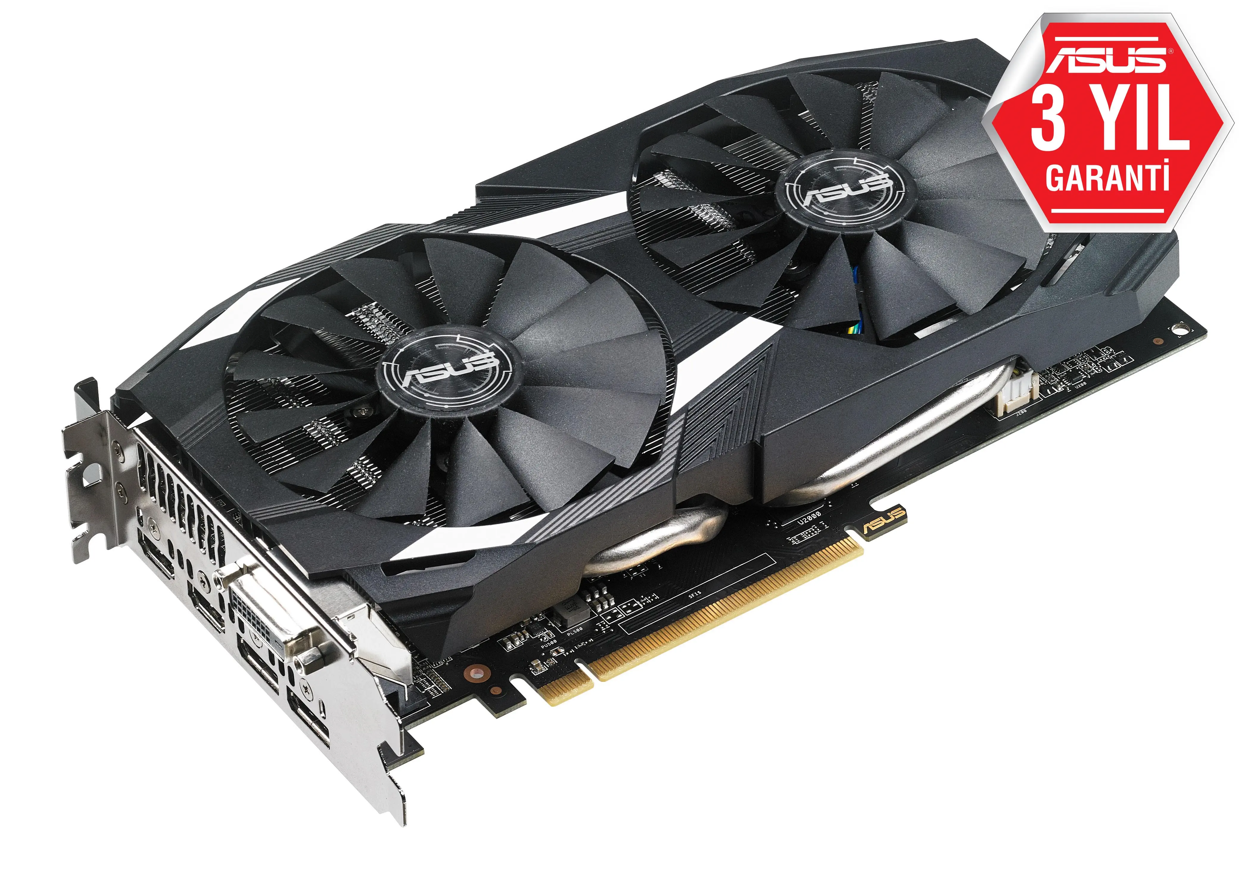 Asus Dual Radeon RX 580 OC DUAL-RX580-O8G Bulk 8GB GDDR5 256Bit DX12 Gaming (Oyuncu) Ekran Kartı