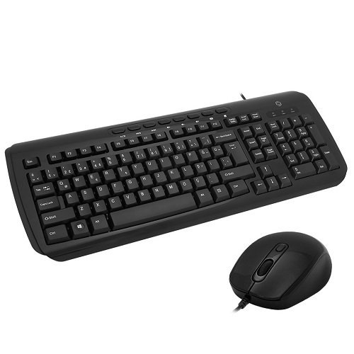 Frisby FK-4850QU Q-Türkçe Multimedya Kablolu Klavye Mouse Set