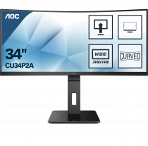 AOC CU34P2A 34" 1ms 100Hz Adaptive-Sync VA WQHD Curved Monitör