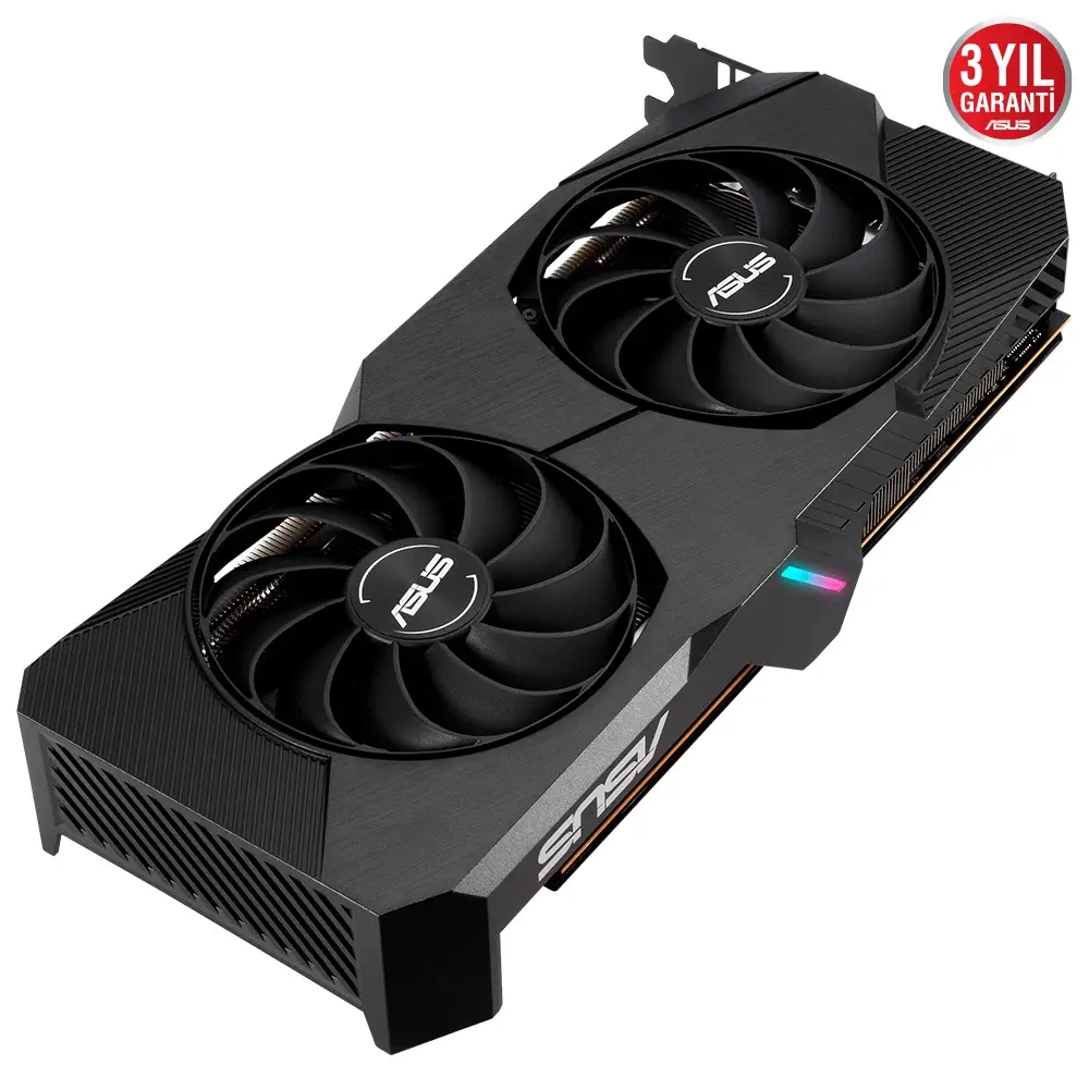 Asus Dual Radeon RX 5700 XT EVO OC DUAL-RX5700XT-O8G-EVO 8GB GDDR6 256Bit DX12 Gaming (Oyuncu) Ekran Kartı