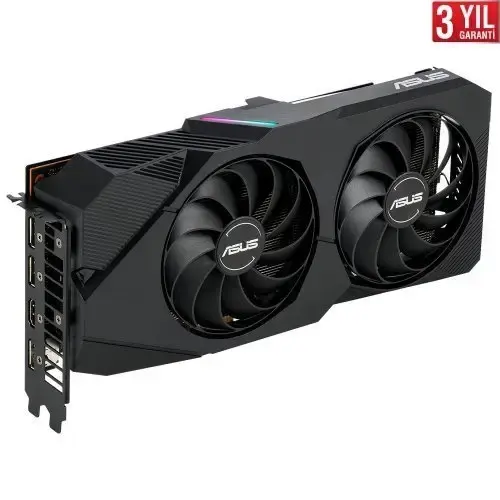 Asus Dual Radeon RX 5700 XT EVO OC DUAL-RX5700XT-O8G-EVO 8GB GDDR6 256Bit DX12 Gaming (Oyuncu) Ekran Kartı