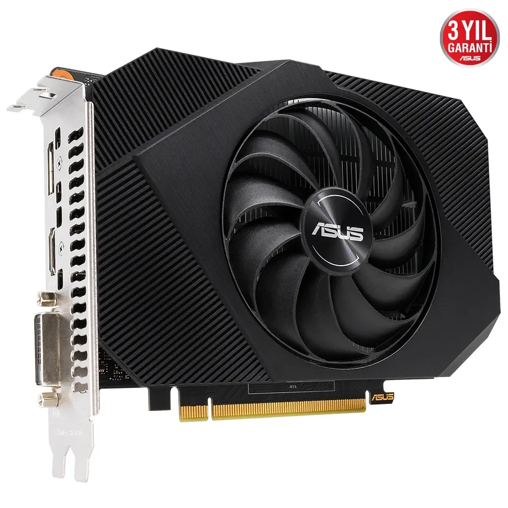 ASUS Phoenix GeForce GTX 1650 OC PH-GTX1650-O4GD6-P 4GB GDDR6 128Bit DX12 Gaming (Oyuncu) Ekran Kartı