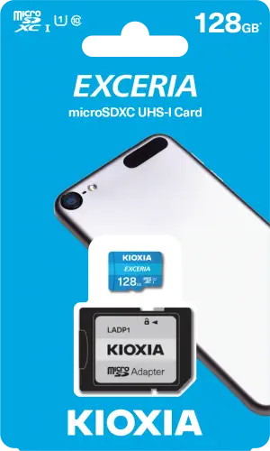 Kioxia Exceria LMEX1L128GG2 128GB 100MB/s Okuma Hızlı MicroSD Hafıza Kartı