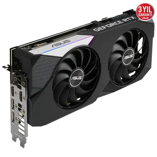 Asus Dual GeForce RTX 3070 DUAL-RTX3070-8G 8GB GDDR6 256Bit DX12 Gaming (Oyuncu) Ekran Kartı