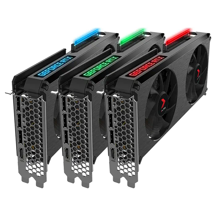 PNY GeForce RTX 3060 Ti 8GB XLR8 Gaming REVEL EPIC-X RGB VCG3060T8DFXPPB 8GB GDDR6 256Bit DX12 Gaming Ekran Kartı