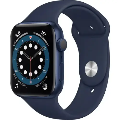 Apple Watch Seri 6 40mm GPS Mavi Alüminyum Kasa ve Koyu Lacivert Kordon MG143TU/A