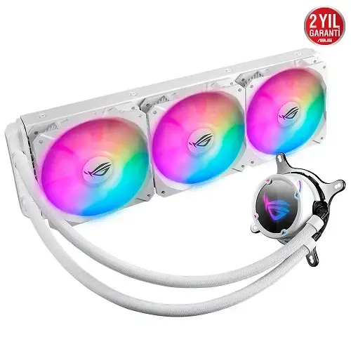 ASUS ROG Strix LC 360 RGB White Edition 360mm İşlemci Sıvı Soğutucu (90RC0072-M0UAY0)