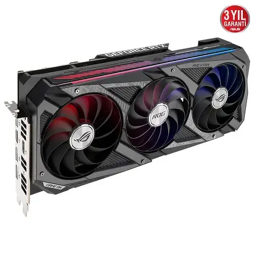 Asus ROG Strix GeForce RTX 3060 Ti OC ROG-STRIX-RTX3060TI-O8G-GAMING 8GB GDDR6 256Bit DX12 Gaming Ekran Kartı