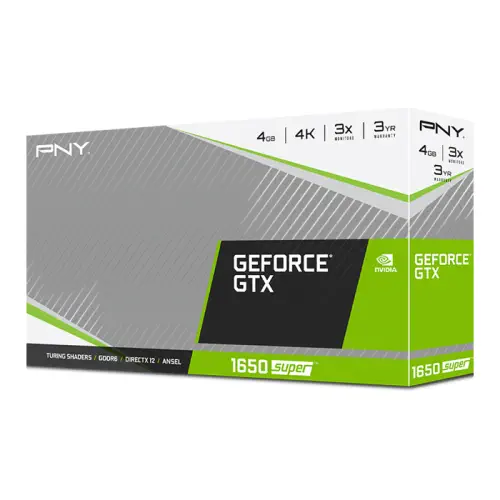 PNY GeForce GTX 1650 Super Single Fan VCG16504SSFPPB 4GB GDDR6 128Bit DX12 Gaming Ekran Kartı