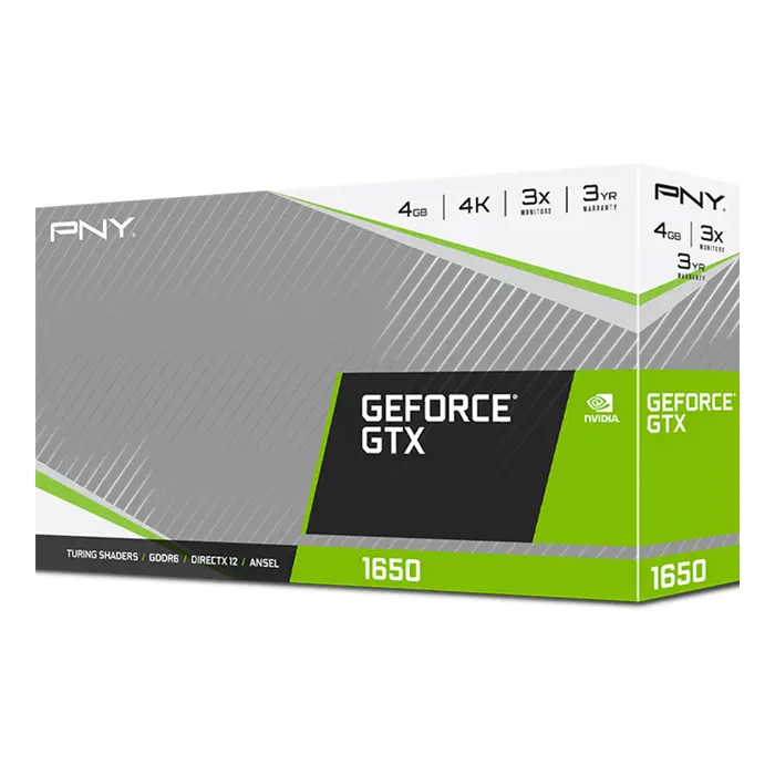 PNY GeForce GTX 1650 Dual Fan VCG16504D6DFPPB 4GB GDDR6 128Bit DX12 Gaming Ekran Kartı