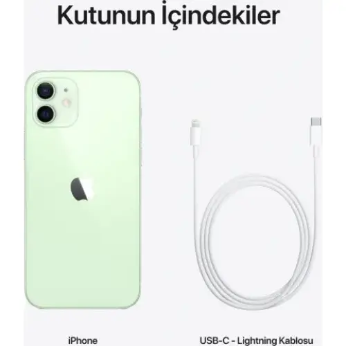 iPhone 12 mini 64GB MGE23TU/A Yeşil Cep Telefonu - Apple Türkiye Garantili