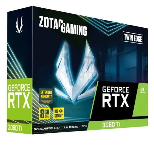 Zotac Gaming GeForce RTX 3060 Ti Twin Edge ZT-A30610E-10M 8GB GDDR6 256Bit DX12 Gaming (Oyuncu) Ekran Kartı