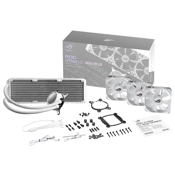 ASUS ROG Strix LC 360 RGB White Edition 360mm İşlemci Sıvı Soğutucu (90RC0072-M0UAY0)