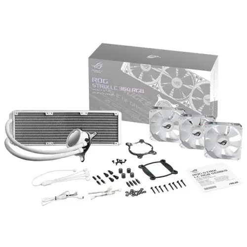ASUS ROG Strix LC 360 RGB White Edition 360mm İşlemci Sıvı Soğutucu (90RC0072-M0UAY0)