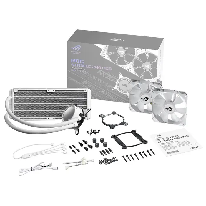 ASUS ROG Strix LC 240 RGB White Edition 240mm İşlemci Sıvı Soğutucu (90RC0062-M0UAY0)