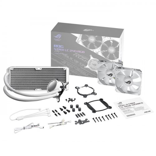 Asus ROG Strix LC 240 RGB White Edition 240mm İşlemci Sıvı Soğutucu
