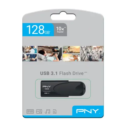 PNY Attaché 4 128GB USB 3.1 Flash Bellek (FD128ATT431KK-EF)