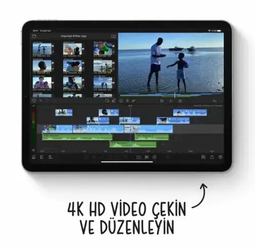Apple iPad Air 4.Nesil 64GB Wi-Fi Gümüş (MYFN2TU) Tablet - Apple Türkiye Garantili