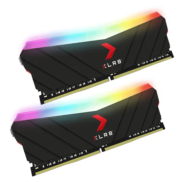 PNY XLR8 Gaming EPIC-X RGB 16GB (2x8GB) 3200MHz CL16 DDR4 Gaming Ram (MD16GK2D4320016XRGB)