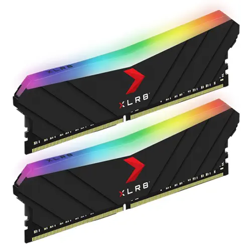 PNY XLR8 Gaming EPIC-X RGB 16GB (2x8GB) 3200MHz CL16 DDR4 Gaming Ram (MD16GK2D4320016XRGB)