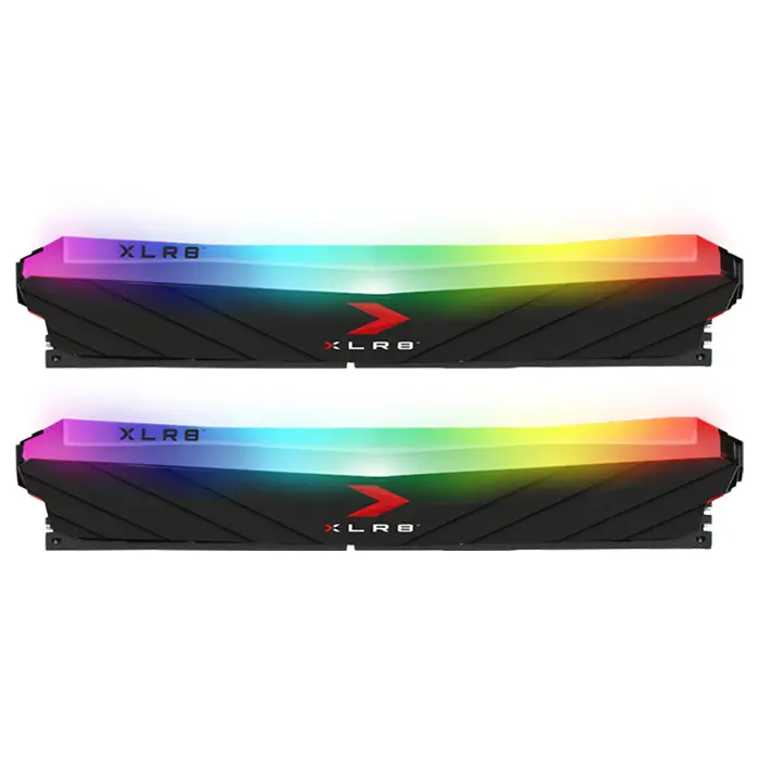 PNY XLR8 Gaming EPIC-X RGB 16GB (2x8GB) 3200MHz CL16 DDR4 Gaming Ram (MD16GK2D4320016XRGB)