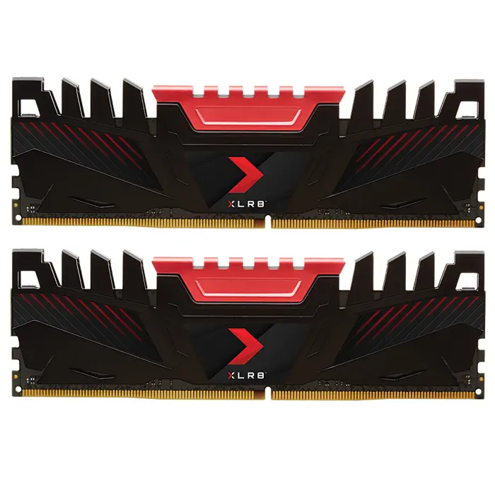 PNY XLR8 32GB (2x16GB) 3200MHz CL16 DDR4 Gaming Ram (MD32GK2D4320016XR)