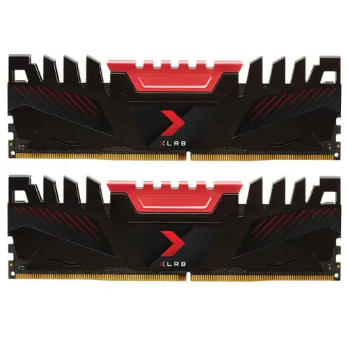 PNY XLR8 32GB (2x16GB) 3200MHz CL16 DDR4 Gaming Ram (MD32GK2D4320016XR)