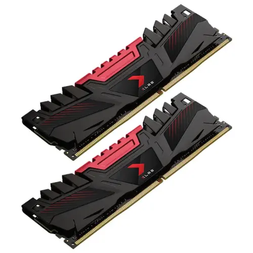 PNY XLR8 32GB (2x16GB) 3200MHz CL16 DDR4 Gaming Ram (MD32GK2D4320016XR)