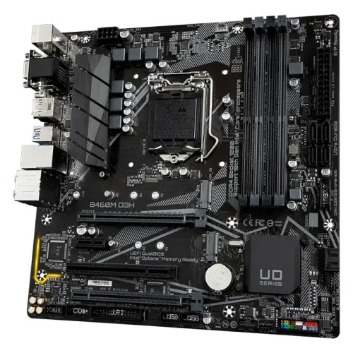 Gigabyte B460M D3H Intel B460 Soket 1200 DDR4 2933MHz mATX Gaming (Oyuncu) Anakart