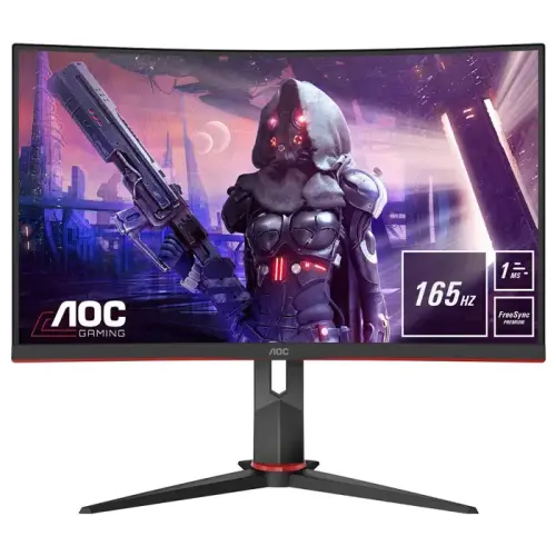 AOC C27G2U 27″ 1ms 165 Hz FreeSync Premium VA Full HD Curved Gaming (Oyuncu) Monitör