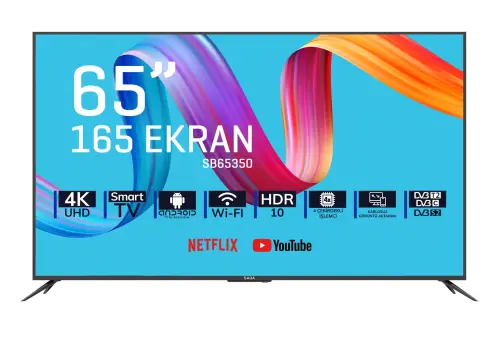 SABA SB65350 65 inç 165 Ekran Ultra HD Android Smart LED TV