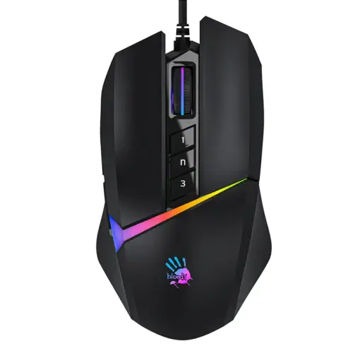 Bloody W60 Max 10.000 CPI 10 Tuş Optik RGB Kablolu Siyah Gaming (Oyuncu) Mouse