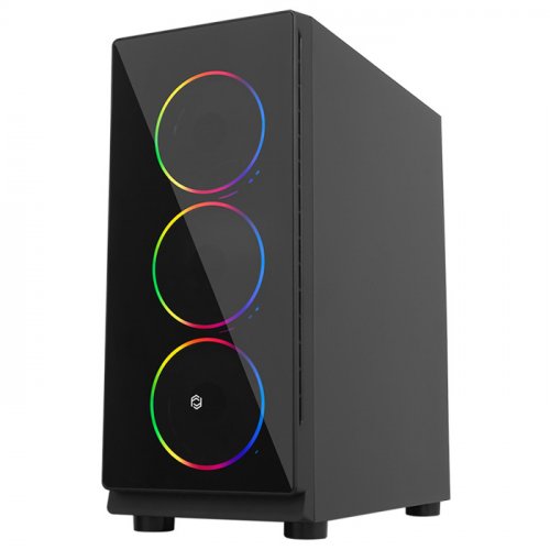 Frisby FC-9355G 600W 4 x Double Slim Ring Fan Temperli Cam USB 3.0 ATX Mid-Tower Gaming (Oyuncu) Kasa