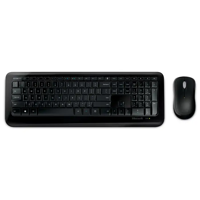 Microsoft Wireless Desktop 850 PY9-00015 İng Q Multimedya Siyah Kablosuz Klavye Mouse Set