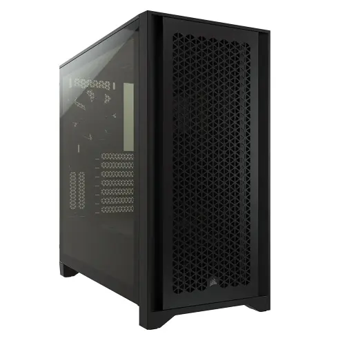Corsair 4000D AirFlow CC-9011200-WW USB 3.1 Temperli Cam Siyah ATX Mid-Tower Gaming (Oyuncu) Kasa