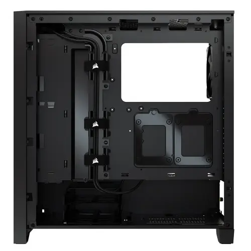 Corsair 4000D AirFlow CC-9011200-WW USB 3.1 Temperli Cam Siyah ATX Mid-Tower Gaming (Oyuncu) Kasa