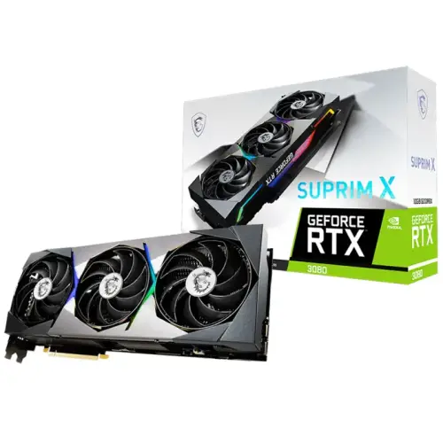 MSI GeForce RTX 3080 SUPRIM X 10G 10GB GDDR6X 320Bit DX12 Gaming (Oyuncu) Ekran Kartı