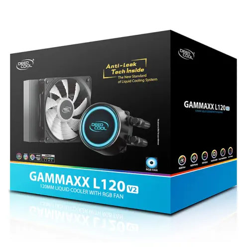 DEEPCOOL Gammaxx L120 V2 RGB 120mm Intel/AMD İşlemci Sıvı Soğutucu